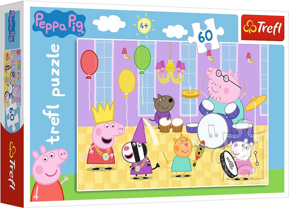 Trefl Puzzle 60el. Peppa na balu 17312 - Ceny i opinie - Ceneo.pl