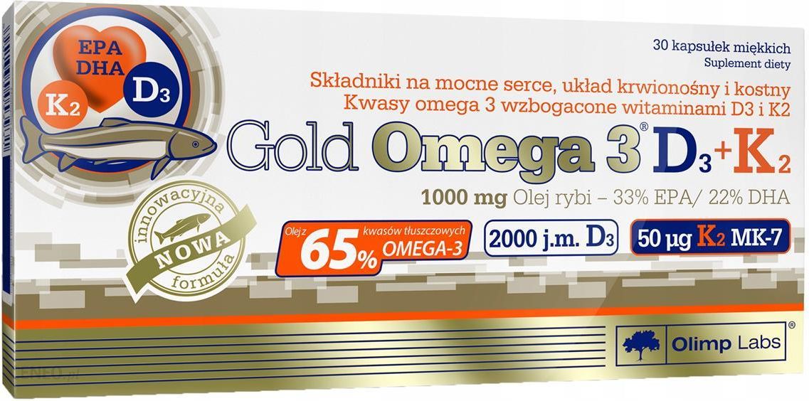 Olimp Gold Omega 3 D3 + K2 30 Kaps