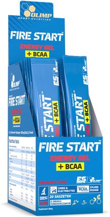 Olimp Fire Start Energy Gel + Bcaa 36g