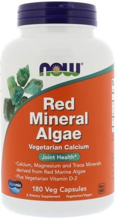 Now Foods Red Mineral Algae 180 Kapsułek