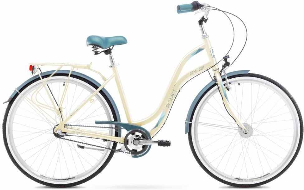 Romet Pop Art 28 beżowy 2018 Rowery Miejskie Damskie Ceny i opinie