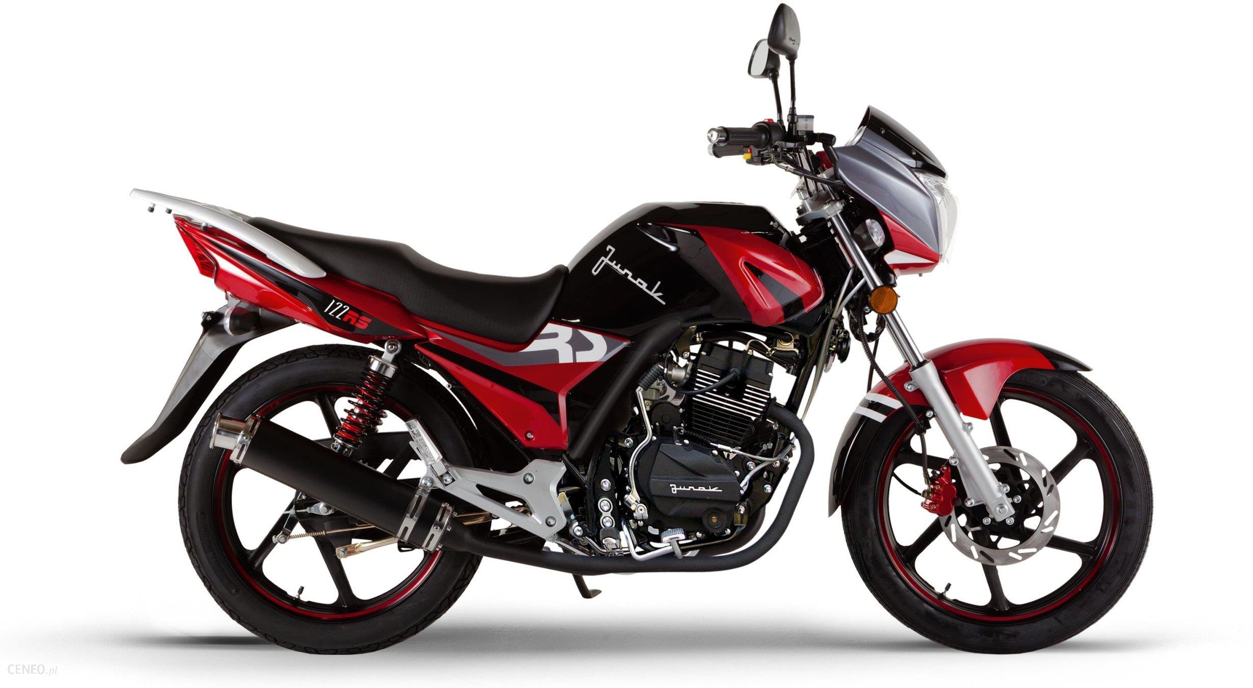 Motocykl Junak 122 RS 125, kask i transp gratis Opinie i