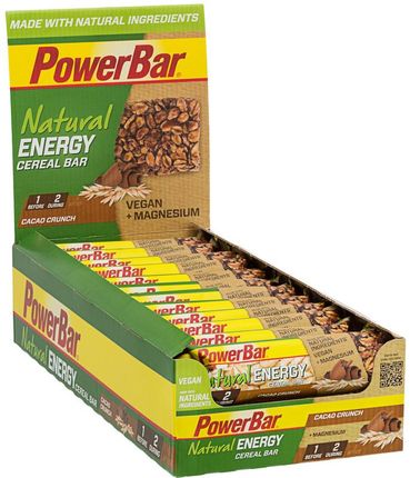 Powerbar Natural Energy Cereal Cacao Crunch 24 X 40G