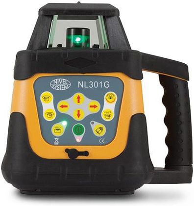 Nivel System NL300G / NL301G zielony niwelator laserowy w zestawie ze statywem i łatą 4 NL301G