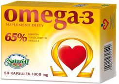 Naturell Omega 3 65% 1000 Mg 60 Kaps - Odżywki węglowodanowe