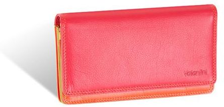 Duży portfel damski Valentini Colors - Czerwony