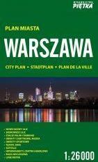 Warszawa 1:26 000 plan miasta PIĘTKA