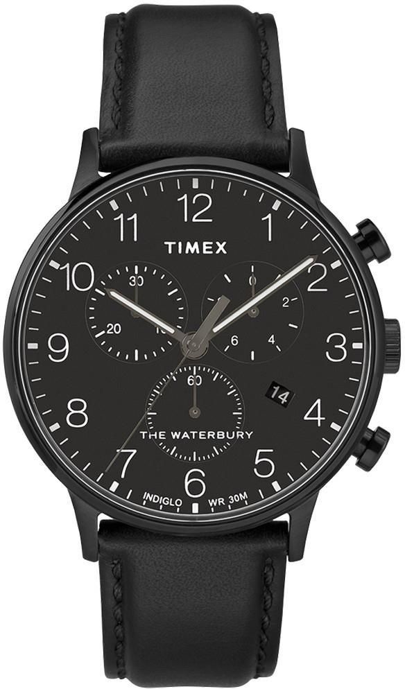zegarek timex czarny chronograf zegarek timex czarny chronograf