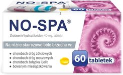 Zdjęcie No-Spa na ból brzucha 40 mg 60 tabl. - Wrocław