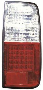 LORO Lampa tylna TOYOTA LAND CRUISER (FJ82) - 90-92 zestaw, czerwona, biaˆy kierunkowskaz, bez wiĄzki, LE 212-1955P3B-VCR