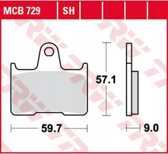 Zdjęcie TRW Klocki hamulcowe - komplet MCB729 - Szczecin