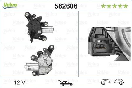 VALEO SILNIK WYCIERACZEK TYLNI DACIA 582606