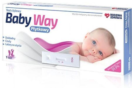 Rodzina Zdrowia Baby Way test ciążowy płytkowy 1 szt