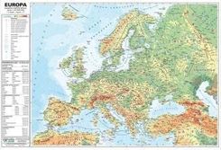 Zdjęcie Europa 1:10 000 000 mapa pol. i fiz. ścienna - Warszawa
