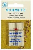 Schmetz Igła podwójna 130/705H-E ZWI do haftowania rozstaw 2MM 23079195