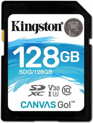 Kingston SDXC 128GB Canvas Go! C10 UHS-I U3 (SDG128GB)