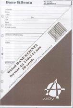 Zdjęcie Antra Wkład Do Organizera A5 Dane Klienta - Warta