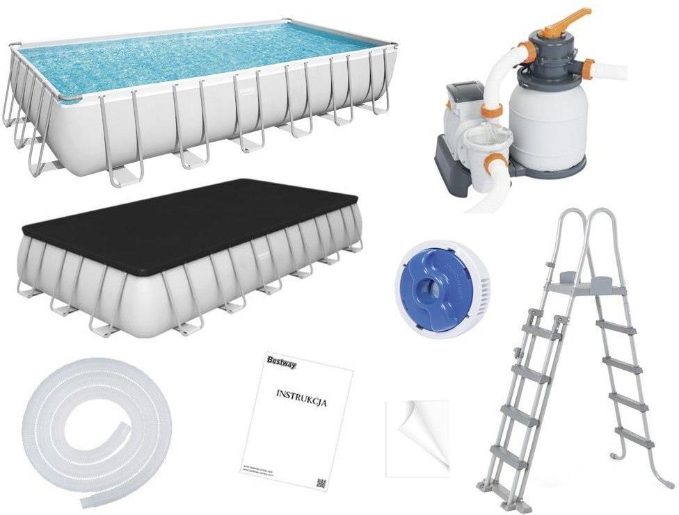 Bestway Basen Stelażowy 732x366x132 56475 - zdjęcie 7 Bestway Basen Stelażowy 732x366x132 56475