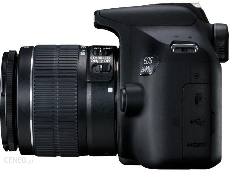 Canon EOS 2000D czarny + 18-55mm