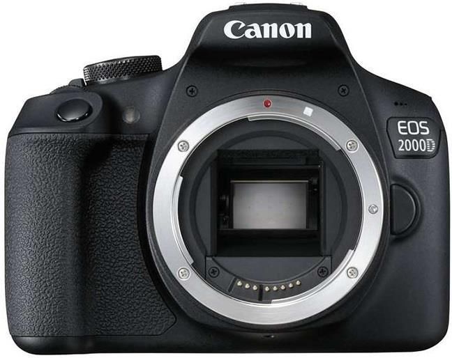 Canon EOS 2000D czarny + 18-55mm IS II + 75-300mm