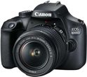 Canon EOS 4000D czarny + 18-55mm + 75-300mm