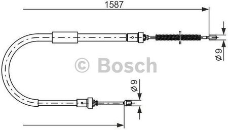Bosch Linka Hamulcowa 1987477965