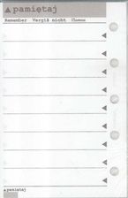 Zdjęcie Wkład Do Organizera Mem/M Pamiętaj Antra - Kłecko