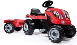 Smoby Traktor Z Przyczepą Farmer Xl Czerwony (710108) - Traktory dla dzieci