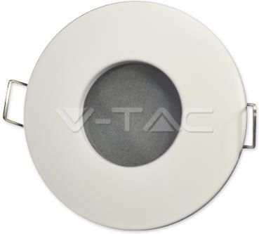 V-TAC Oprawa na GU10 okrągła IP54 Kolor oprawy: Satin Nikel