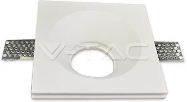 V-TAC Oprawa na GU10/GU5.3 kwadrat biała
