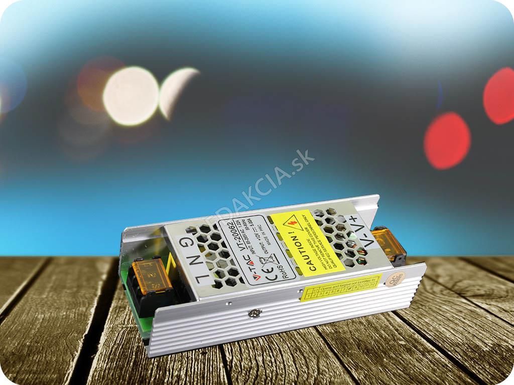 V-TAC VT-24120 120W LED SLIM Power Supply 24V 5A IP20 - SKU 3262