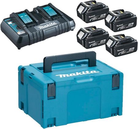 Kit energia makita 197626-8 ( BL1850B x4 + DC18RD ) - ORE ONLINE