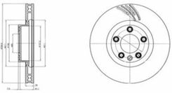Delphi Tarcza Ham./Prz/ Vw Touareg 10- Bg9101C
