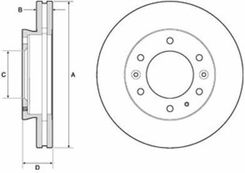 Delphi Tarcza Ham./Prz/ Ford Ranger 11- Bg9140C