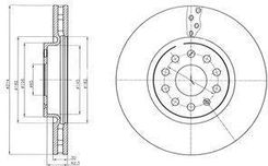 Delphi Tarcza Ham./Prz/ Vw Sharan 10- Bg4330C