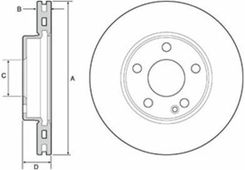 Delphi Tarcza Ham./Prz/ Db A-Klasa 11- Bg4554C