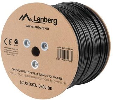 Lanberg 305.0M Drut Outdoor Lcu530Cu0305Bk
