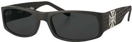 小物 west coast choppers sunglasses Okulary West Coast Choppers - WCC GANGSCRIPT - MATTE CZARNY