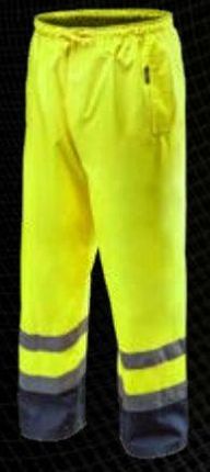 Neo Spodnie Robocze Ostrzegawcze Wodoodporne Żółte Rozmiar L (81-770-L)