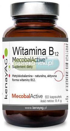 Kenay Witamina B12 (Metylokobalamina) Mecobalactive 60 Kaps