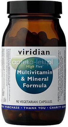 Viridian High Five Multivit & Mineral Formula 90 Kaps