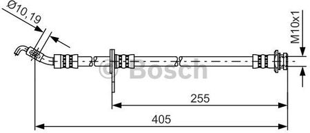 Bosch Przewód Hamulcowy Elastycznyyczny 1987481403 