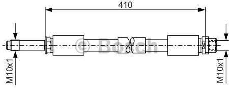 Bosch Przewód Hamulcowy Elastycznyyczny 1987481020 