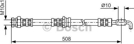 Bosch Przewód Hamulcowy Elastycznyyczny 1987476733 