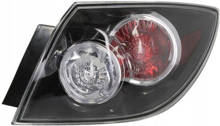 Tyc Lampa Tył Mazda 3 Bk12/Bk14 06-09 Prawa Hatchback Czarna 11-11803-01-2
