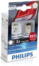Zdjęcie Philips P21W 12V/24V 1,9W Ba15S Led 12898 R X2 - Rydułtowy