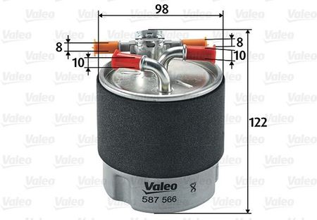 Valeo Filtr Diesel Przepływowy 587566