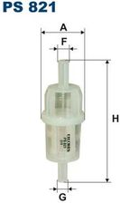 Zdjęcie Filtron 821 Ps Filtr Paliwa Prosty Mercedes - Tuchów