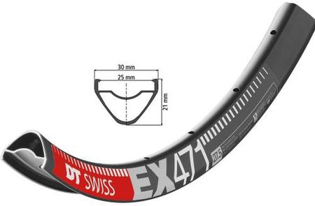 DT Swiss EX 471 Obręcz 27,5 650B Enduro Cross 28H