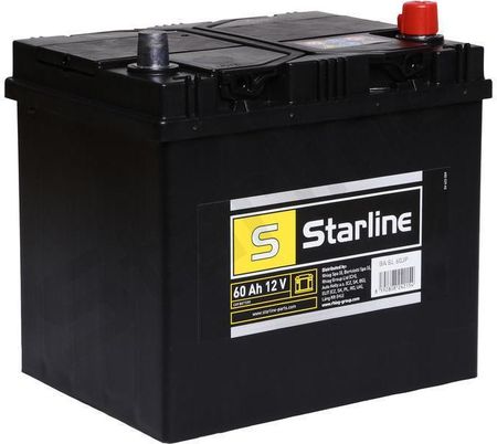 STARLINE AKUMULATOR  60AH/510A     +P  12V    232X175X225 BASL60JP